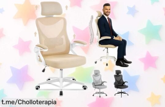 Silla de escritorio ergonómica EveryKip: ajustable, cómoda y sin rayar el suelo. Aprovecha este super chollo antes que se acabe y disfruta del trabajo como nunca antes.