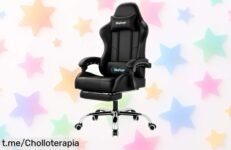 Silla gaming ergonómica VitaForge con masaje y confort total, ¡rebajada a un precio loco! Dale a tus partidas la comodidad que mereces. ¡No dejes pasar esta oportunidad única!