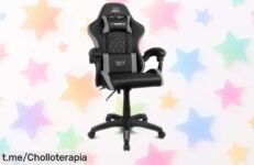 Silla gaming profesional Drift Gaming DR35 con alto confort y soporte ajustable: ¡ofertón que no podrás dejar pasar para horas de diversión!
