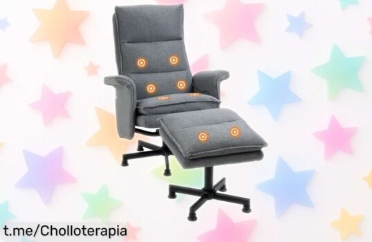 Sillón de masaje eléctrico HOMCOM Relax a precio loco: relájate, reclínate y disfruta como nunca en casa. ¡No lo pienses más, esta oferta vuela!