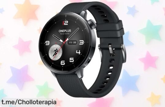 Smartwatch OnePlus Watch 3 con diseño premium y funciones de salud a un precio que hace historia, ¡aprovecha el cupón antes de que se acabe este chollo!