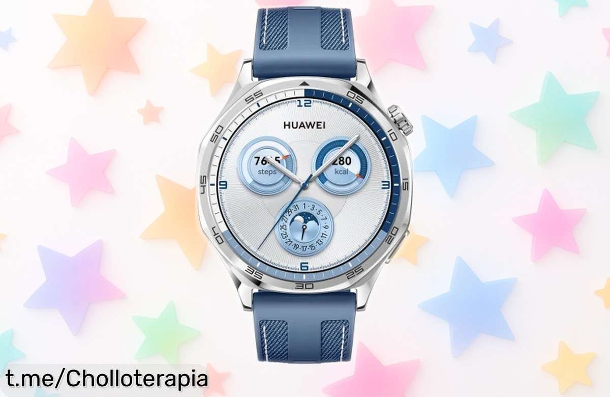 Smartwatch con GPS Huawei GT5, el chollazo tecnológico que llevas en la muñeca para controlar tus entrenos y disfrutar cada momento sin límites. ¡No dejes pasar esta oferta!