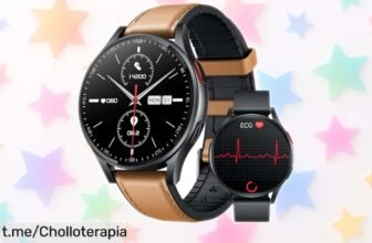Smartwatch para hombre con ECG y pantalla AMOLED: ¡aprovecha este ofertón, compatibilidad total y funciones impresionantes a un precio loco que no querrás perderte!
