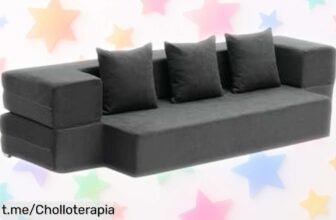 Sofá cama 3 en 1 VEVOR con espuma viscoelástica y funda lavable a precio de ganga: ¡no dejes pasar la oportunidad de transformar tu espacio y recibir visitas cómodamente!