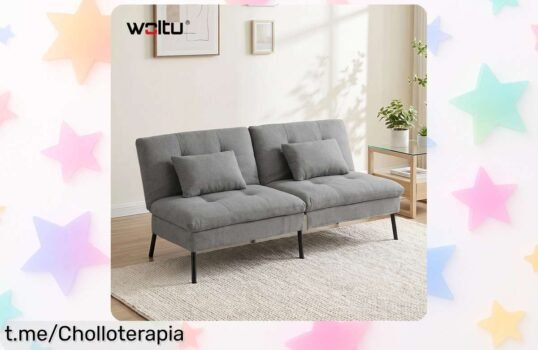 Sofá cama doble convertible WOLTU a precio loco: aprovecha el espacio en casa y disfruta de confort extra ahora mismo, ¡no te quedes sin el tuyo!