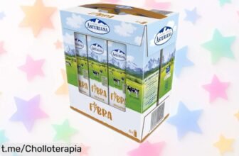 Sorpréndete con la leche semidesnatada con fibra CLA en pack de 6, ¡un ofertón ligero y delicioso que hará tus desayunos más saludables por un precio increíble!