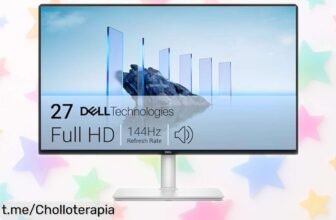 Súper monitor de 27 pulgadas DELL S2725HSM con Full HD y 144 Hz, ¡precio rebajado! Aprovecha esta oportunidad única para disfrutar tus series y juegos como nunca antes.