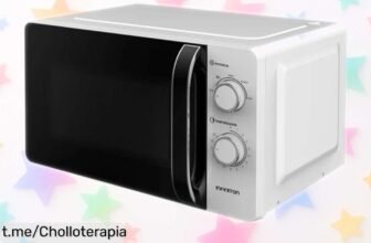 Super práctico microondas Infiniton MWHW2070 de 20 litros a precio loco, ¡calienta tus platos como un chef en minutos! No te quedes sin el tuyo, aprovecha esta oportunidad ya.