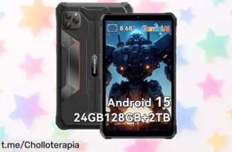 Tablet resistente 4G Blackview Active 5 con 6 GB RAM y pantalla de alta frecuencia, ahora a precio de escándalo. No te quedes sin la tuya y empieza a disfrutar hoy mismo.