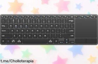Teclado Bluetooth inalámbrico Bnnwa con panel táctil: ¡aprovecha su precio loco y disfruta de una escritura silenciosa que transformará tus momentos en la pantalla!