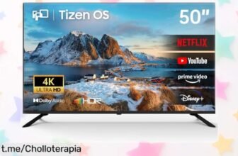 Tele 4K de 50 pulgadas FPD Smart TV AT50 a precio loco: aprovecha este chollazo para transformar tu salón y disfrutar de tus series favoritas como nunca antes. ¡No te lo pierdas!
