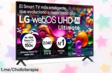 Televisor 4K Ultra HD LG de 55 pulgadas a precio de escándalo, calidad brutal para tus pelis y juegos; ¡no te lo puedes perder!