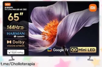 Televisor 65 Xiaomi TV S Pro Mini LED, oferta irresistible con calidad 4K y fluidez brutal: siente la emoción de tus pelis y juegos como nunca antes.