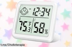 Termómetro e higrómetro digital Flintronic para casa, lectura rápida y sencilla; ¡aprovéchate de este precio loco antes que se agote!