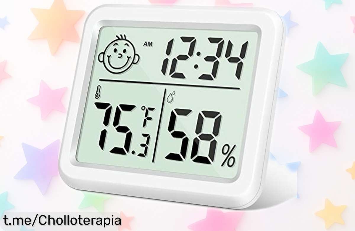 Termómetro e higrómetro digital Flintronic para casa, lectura rápida y sencilla; ¡aprovéchate de este precio loco antes que se agote!
