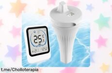Termómetro flotante inalámbrico para piscina: controla la temperatura del agua al instante y siente el placer de disfrutar cada chapuzón como nunca antes, ¡no te quedes sin el tuyo!