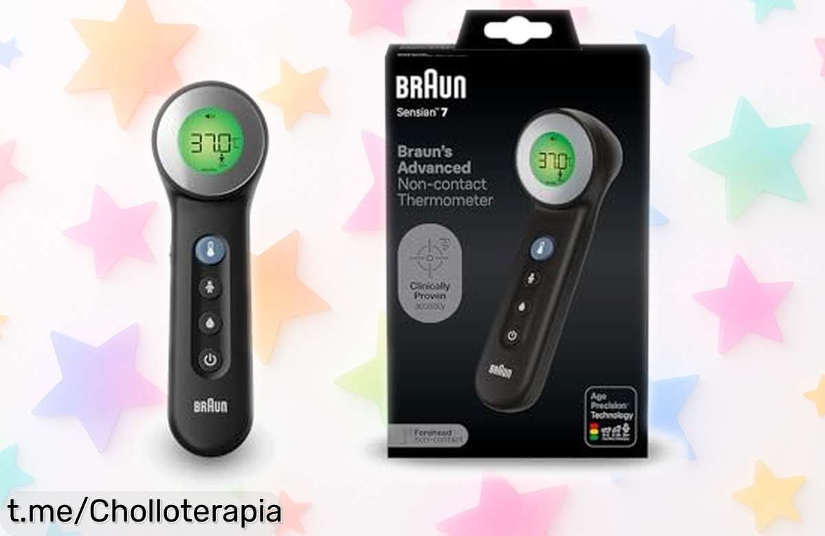 Termómetro frontal sin contacto Braun Sensian 7 BNT400: la manera más rápida y confiable para cuidar a tu familia, ¡no dejes pasar este super chollo imperdible!
