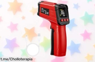 Termómetro infrarrojo recargable ABOHU, mide hasta 650 °C sin tocar: ¡rebajado a un precio loco! No dejes pasar este chollazo esencial para cocina y más.