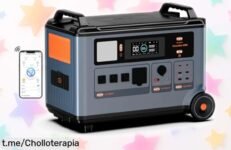 Terreno de energía portátil PowerMax 6000, ideal para camping y viajes con precio rebajado; aprovecha este chollo antes que se agote y powered by tus mejores momentos.