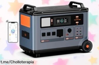 Terreno de energía portátil PowerMax 6000, ideal para camping y viajes con precio rebajado; aprovecha este chollo antes que se agote y powered by tus mejores momentos.