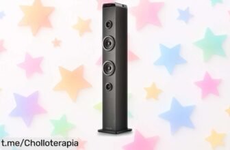 Torre de sonido potente NGS Sky Charm Pro a precio loco: ¡recibe 80W de pura fiesta en casa y conecta hasta 99 torres para una experiencia musical única!