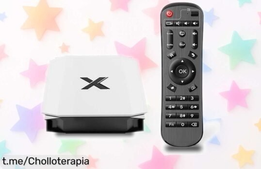 Transforma tu TV en un centro multimedia con esta TV Box Android 12.0, ahora a precio de ganga; disfruta tus contenidos favoritos como nunca antes, ¡aprovecha ya esta oferta increíble!
