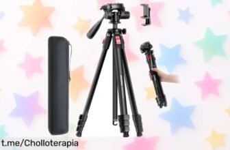 Trípode de viaje CAMBOFOTO, ligero y compacto con altura de 172 cm: oferta increíble para tus fotos perfectas. ¡No te lo pierdas, da el paso hacia momentos únicos!