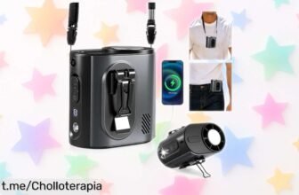 Ventilador de cintura portátil Lomffy a precio loco: ¡refrescate sin parar con 5 velocidades y batería duradera! Aprovéchalo, porque esta oferta es solo por tiempo limitado.