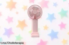 Ventilador de escritorio portátil UNICO, aire fresco a tu alcance y ahora con precio loco: llévatelo hoy mismo antes que se agote y refresca esos días calurosos como nunca.