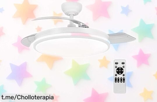 Ventilador de techo LEDUNI: el chollazo ideal que ilumina y refresca tu casa con estilo, ¡aprovéchalo antes de que se acabe!