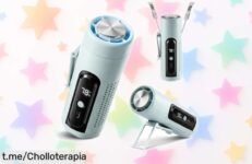 Ventilador portátil 3 en 1 LUCYLANKER, aire fresco a tu alcance con un super chollo que te hará sonreír: ¡no dejes escapar esta oferta única y siente la brisa ahora mismo!