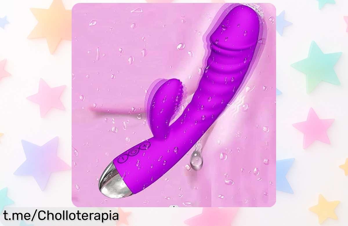 Vibrador para mujer con doble estimulación y 10 modos: ¡un chollazo resistente al agua! Aprovecha este momentazo de placer en pareja o solita, no lo dejes escapar.