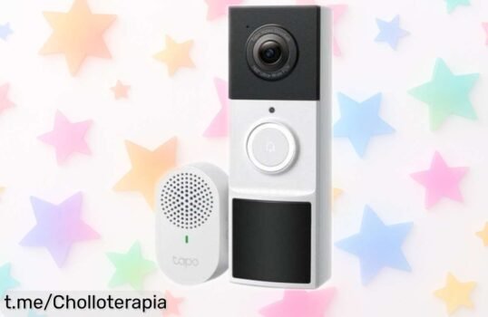 Videotimbre TPLink Tapo D210: ¡ofertón con cámara de 3MP y batería increíble! Controla tu entrada desde el móvil, no te pierdas este precio loco que cuidará de los tuyos.