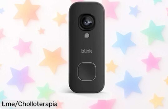 Videotimbre cableado 2K+ Blink, calidad de imagen bestial y alertas al instante que no te dejarán sin respuesta: ¡aprovéchalo antes de que vuelen!