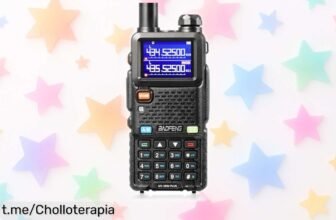 Walkie talkie multibanda BAOFENG UV5RM Plus con 999 canales y batería recargable, precio loco y funciones increíbles que no querrás dejar pasar. ¡Hazte con el tuyo ya!