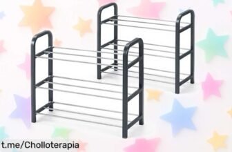 Zapateros PARENCE de 3 niveles en pack de 2, perfectos para organizar tu hogar. Aprovecha este súper chollo y dale un toque ordenado a tus espacios ¡no te lo pierdas!