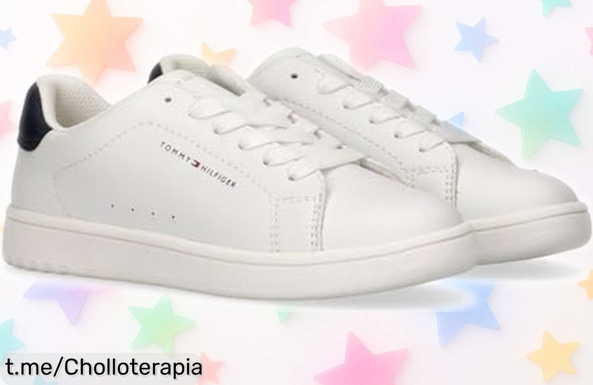 Zapatillas bajas infantiles Tommy Hilfiger para todos los días a un precio de ganga que tus peques no querrán dejar de usar, ¡no las dejes escapar!