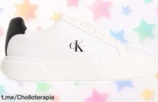 Zapatillas chunky de piel Calvin Klein Sneaker Cupsole a precio loco, conviértete en el centro de todas las miradas y dale un impulso a tu estilo hoy mismo.
