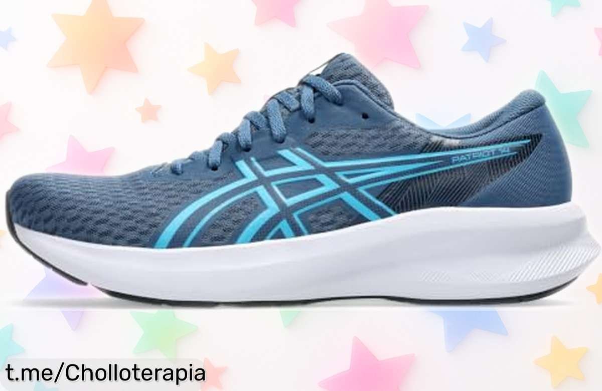 Zapatillas de running Asics Patriot 14 a precio de ganga, ligeras y cómodas para correr sin parar. ¡No te quedes sin las tuyas y siente la libertad al correr!