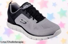 Zapatillas deportivas Skechers Track 232698-GYBK a precio loco, ligeras y perfectas para entrenar o salir. ¡No dejes pasar este chollo que no durará mucho!