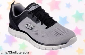 Zapatillas deportivas Skechers Track 232698-GYBK a precio loco, ligeras y perfectas para entrenar o salir. ¡No dejes pasar este chollo que no durará mucho!
