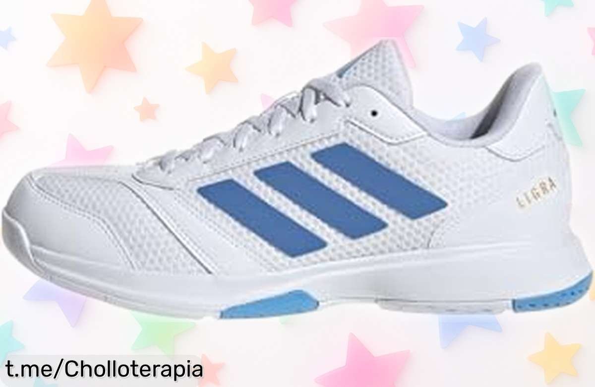 Zapatillas indoor para hombre adidas Ligra 8 a precio de ganga: entrenar con seguridad y frescura nunca fue tan fácil, ¡aprovéchalo antes que se acaben!