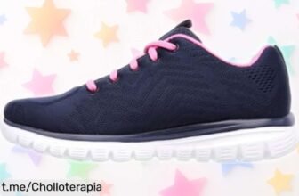 Zapatillas ligeras Skechers Graceful Get Connected Wide, el super chollo que tus pies llevarán con estilo. ¡No te quedes sin ellas y dale a tu día la frescura que merece!
