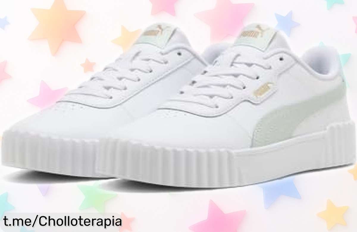 Zapatillas urbanas PUMA Carina 3.0 ideal para brillar cada día, a un precio de ganga que no se ve todos los días. ¡Hazte con ellas antes de que se agoten!