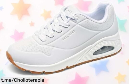 Zapatillas urbanas Skechers Uno para mujer a un precio loco; comodidad y estilo a tu alcance. ¡No dejes pasar este chollo, tú lo mereces!