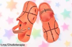 Zuecos unisex de diseño pelota B naranja a precio de ganga, ligeros y transpirables que te acompañan en piscina y playa. ¡No los dejes escapar, aprovecha este chollo!