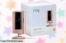 Super chollo: Cámara de vigilancia Ring Indoor 2ª gen. con vídeo 1080p para que cuides de tu hogar y mascotas desde donde quieras, ¡no te lo pierdas!