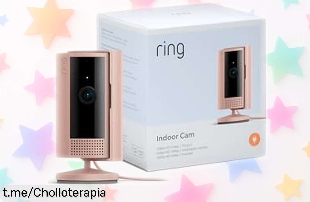 Super chollo: Cámara de vigilancia Ring Indoor 2ª gen. con vídeo 1080p para que cuides de tu hogar y mascotas desde donde quieras, ¡no te lo pierdas!