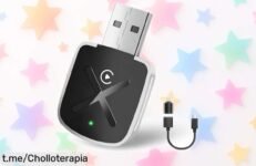 Adapta tu coche al futuro con el increíble adaptador XILANHUA CarPlay, ¡conecta y disfruta de música sin cortes a un precio tirado! No te lo pierdas, solo por tiempo limitado.