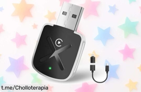 Adapta tu coche al futuro con el increíble adaptador XILANHUA CarPlay, ¡conecta y disfruta de música sin cortes a un precio tirado! No te lo pierdas, solo por tiempo limitado.